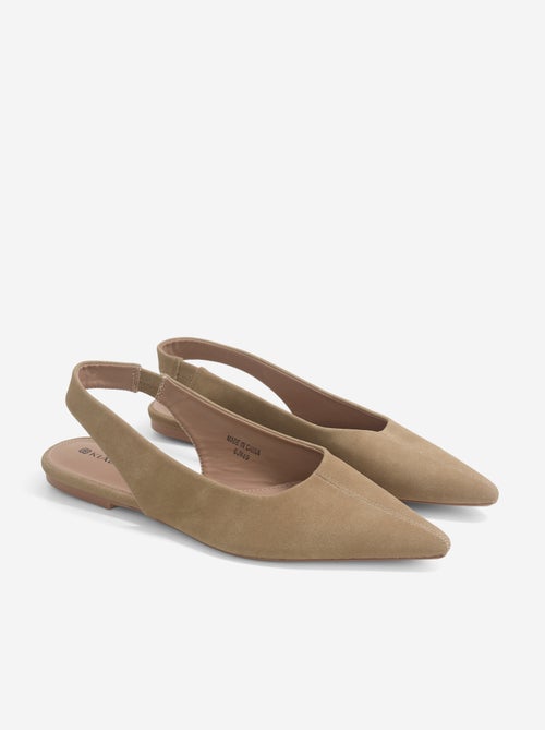 Ballerine slingback tinta unita - Kiabi