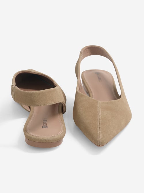 Ballerine slingback tinta unita - Kiabi