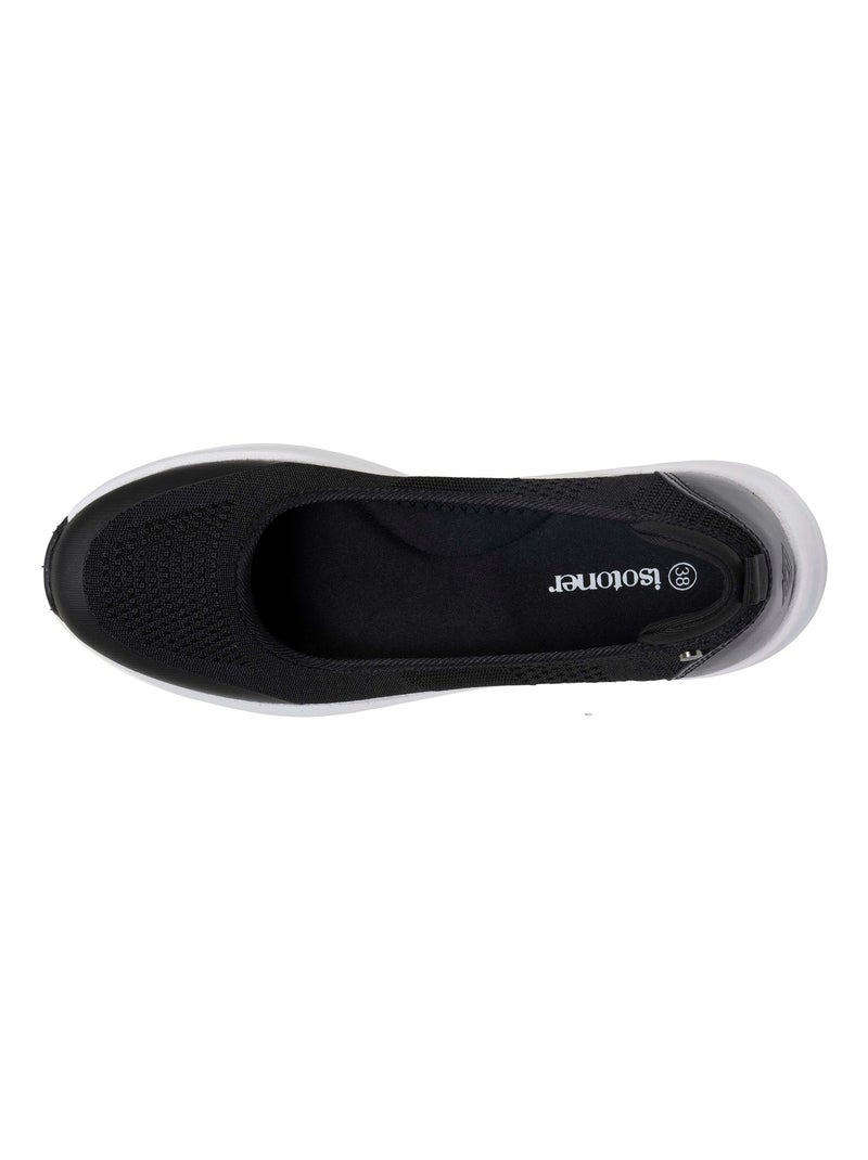 Ballerine slip-on, morbida e leggera  Isotoner Nero - Kiabi
