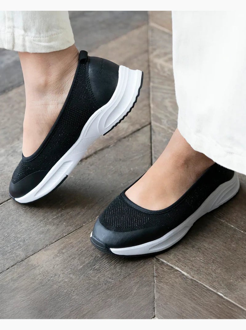 Ballerine stile ballerina, molto confortevole  Isotoner Nero - Kiabi