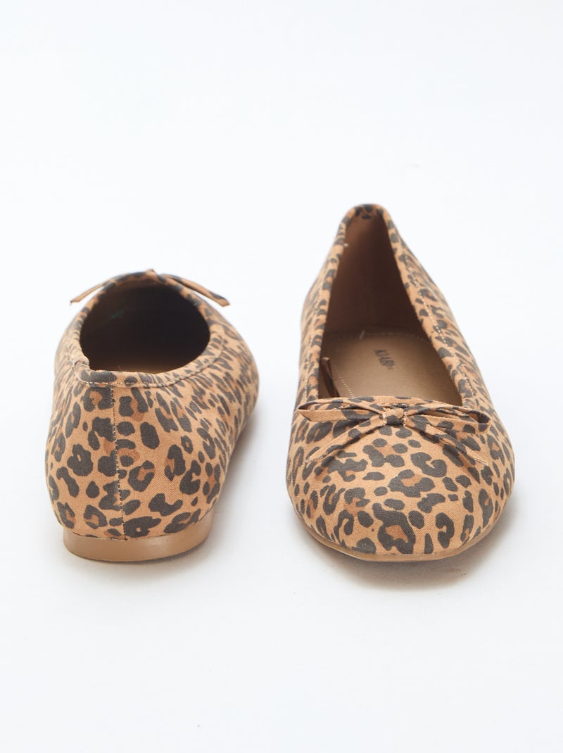 Ballerine unite in simil suede Beige - Kiabi