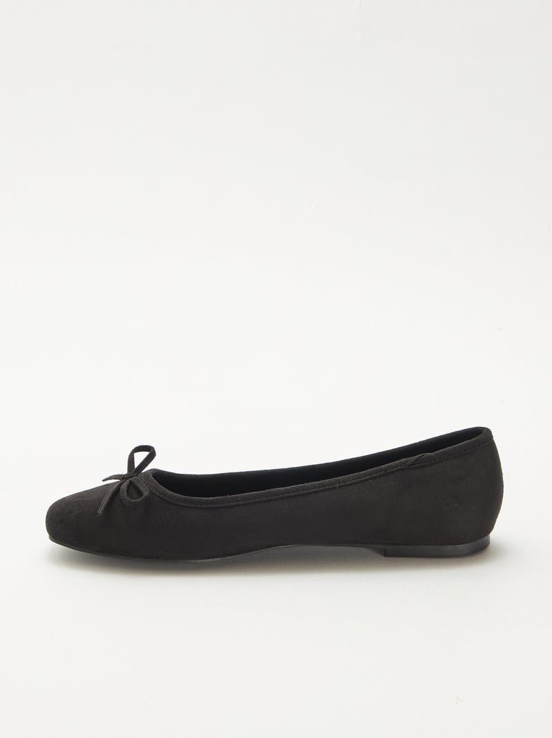 Ballerine unite in simil suede Nero - Kiabi