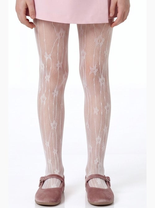 Bambina pretty floral collant a rete penti - Kiabi