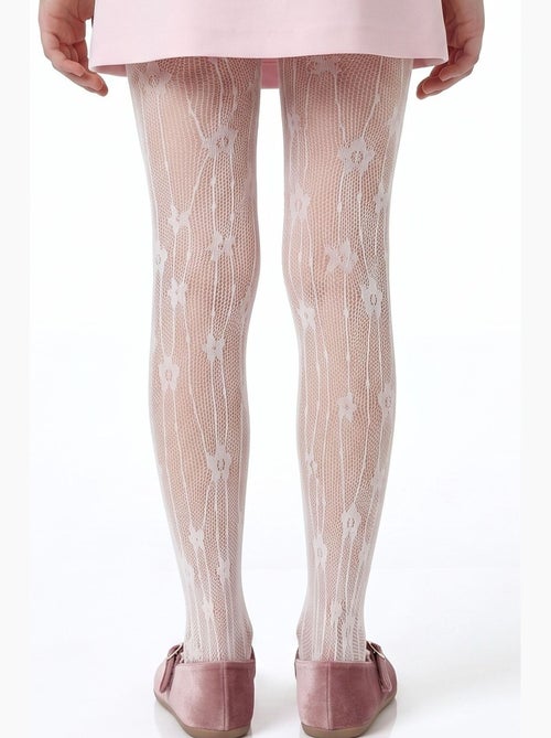 Bambina pretty floral collant a rete penti - Kiabi
