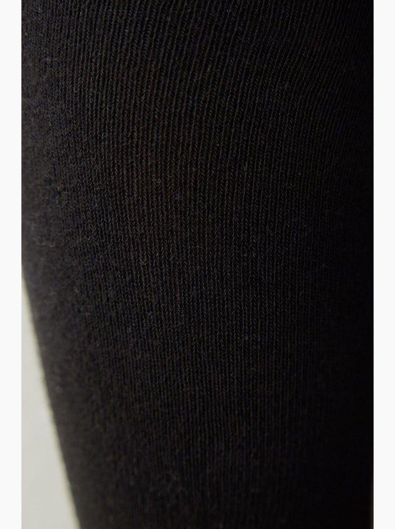 Bambina pretty koton collant penti Nero - Kiabi