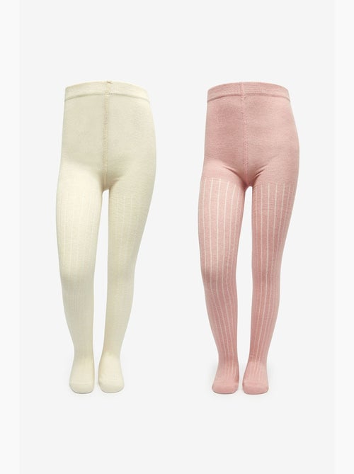 Bambina pretty rib e collant penti - Kiabi