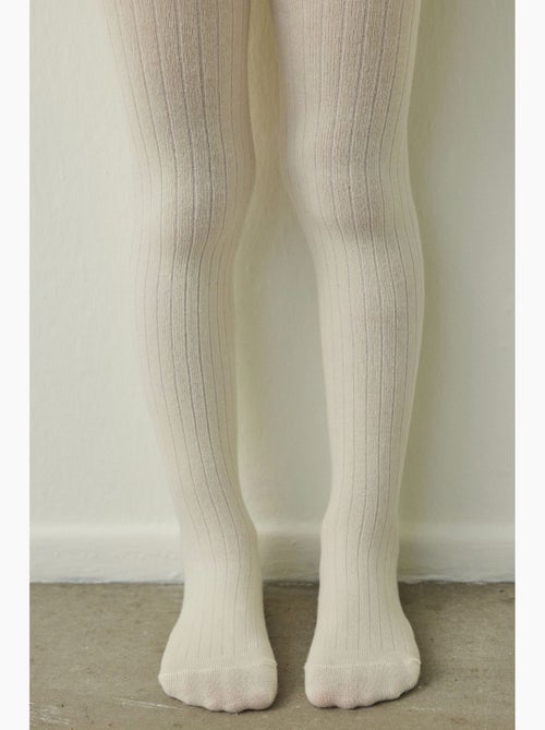 Bambina pretty rib e collant penti - Kiabi