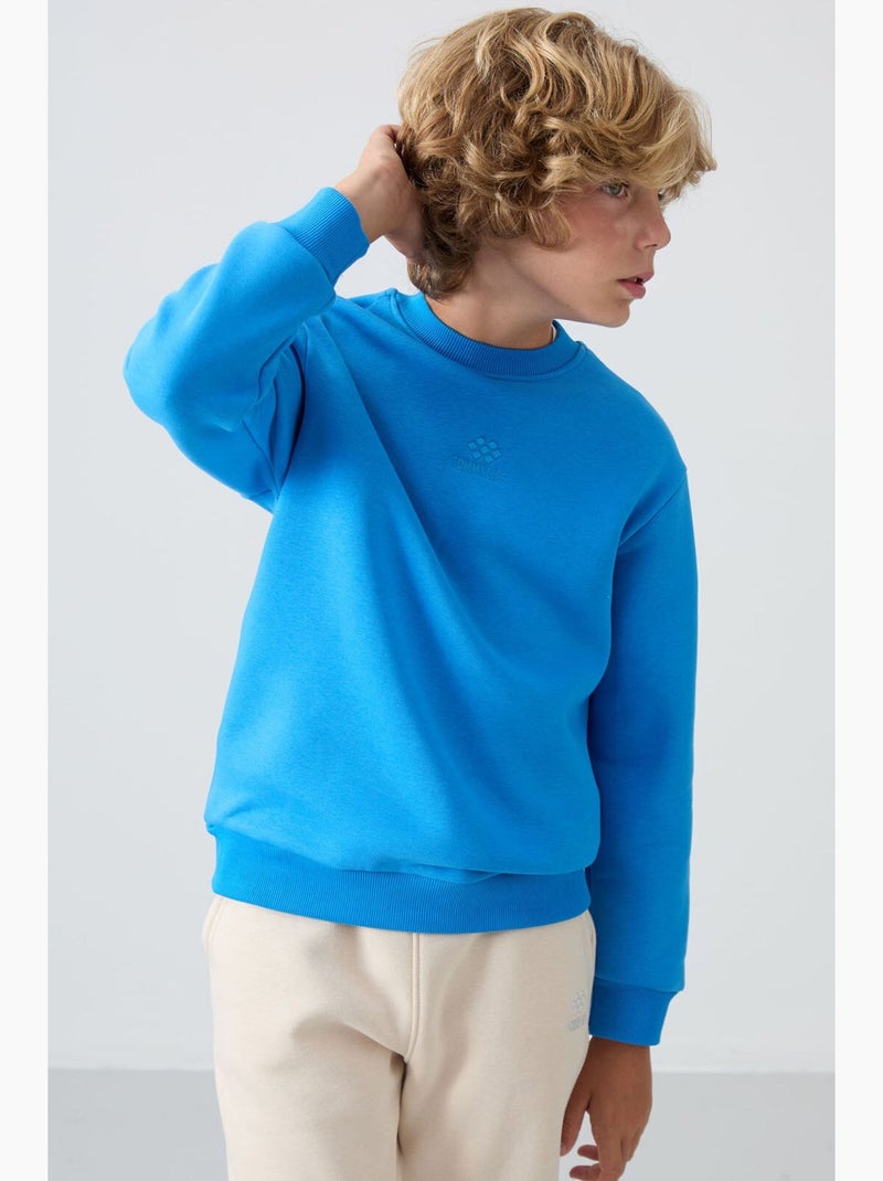 Bambino felpa girocollo tommy Blu - Kiabi