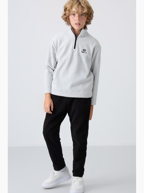 Bambino felpa mezza zip ricamata tommy - Kiabi Bambino felpa mezza zip ricamata tommy - Kiabi