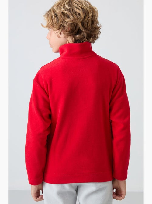 Bambino felpa mezza zip ricamata tommy - Kiabi
