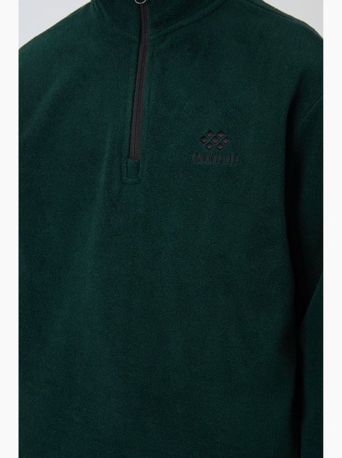 Bambino felpa mezza zip ricamata tommy - Kiabi