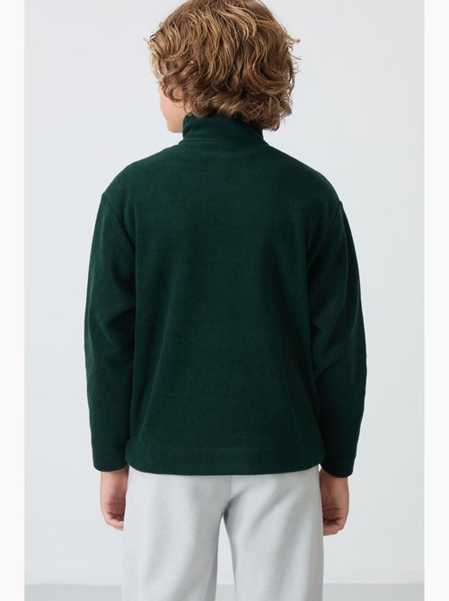 Bambino felpa mezza zip ricamata tommy - Kiabi
