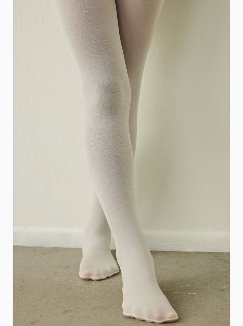 Bambino pretty micro collant penti Bianco - Kiabi