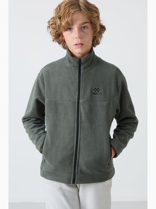 Bambino sweatshirt con colletto zip tommy - Kiabi Bambino sweatshirt con colletto zip tommy - Kiabi