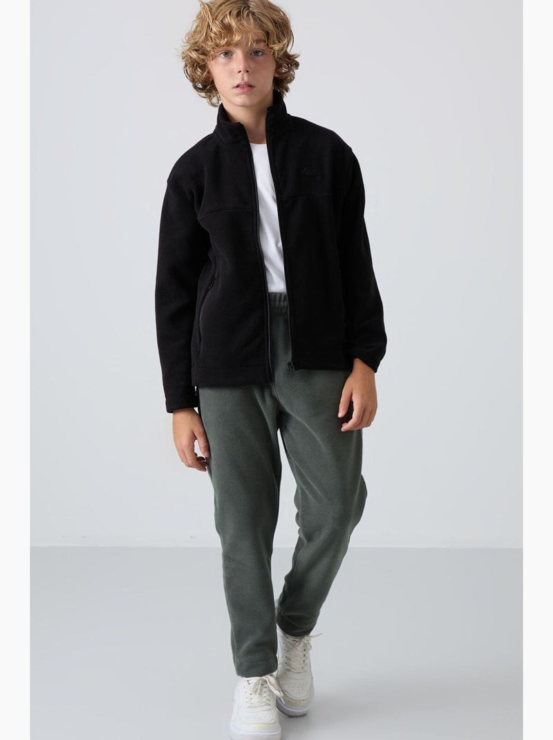 Bambino sweatshirt con colletto zip tommy Grigio nero - Kiabi