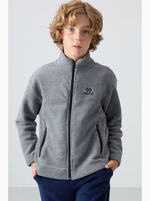 Bambino sweatshirt con colletto zip tommy - Kiabi Bambino sweatshirt con colletto zip tommy - Kiabi