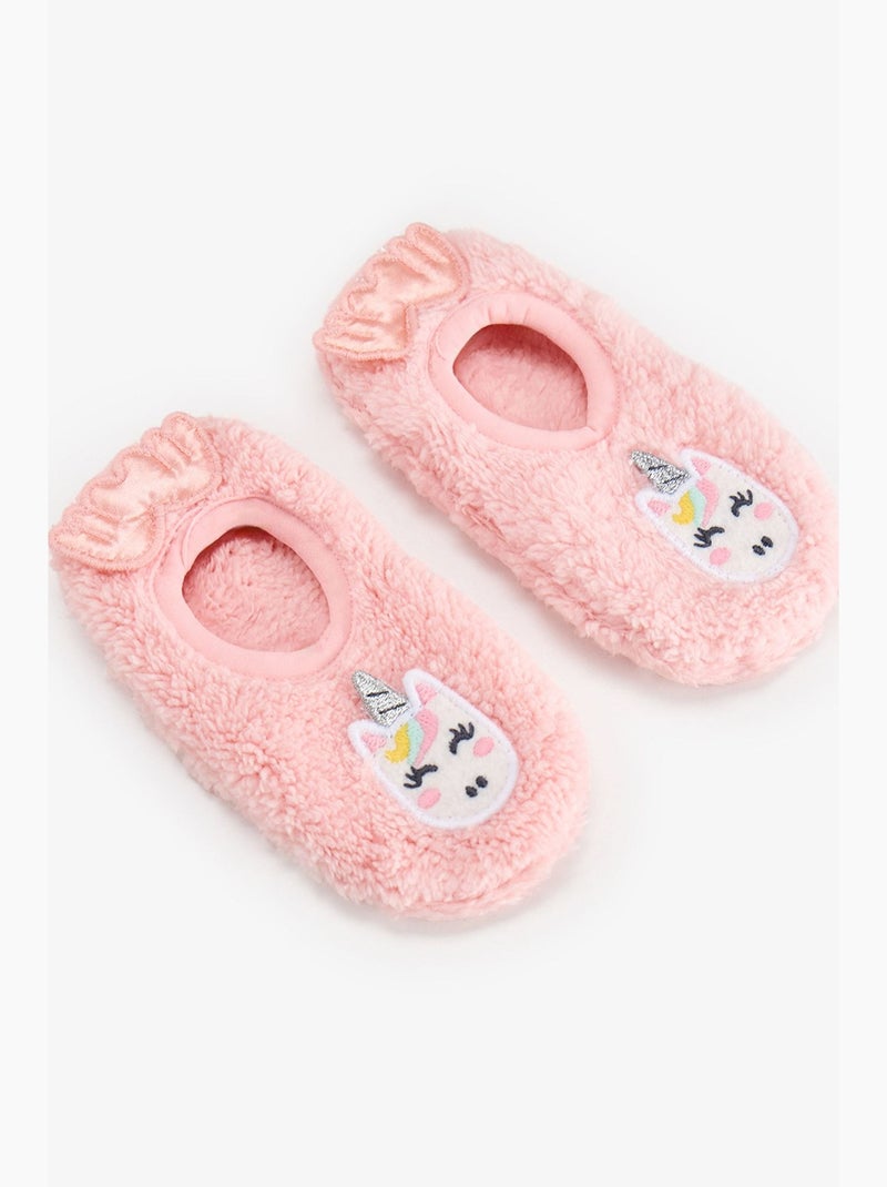 Bambino unilove calzini pantofola con motivo unicorno penti Rosa - Kiabi