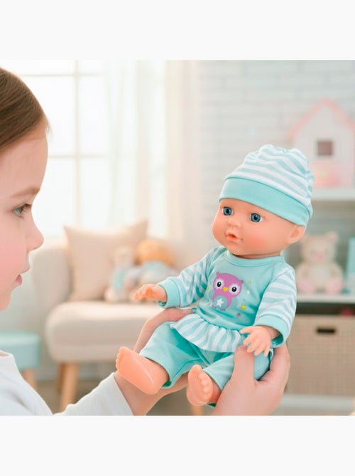 Bambola bebè 30 cm con seggiolone e accessori colorbaby's - Kiabi