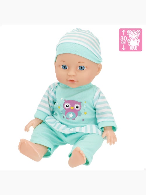 Bambola bebè 30 cm con seggiolone e accessori colorbaby's - Kiabi