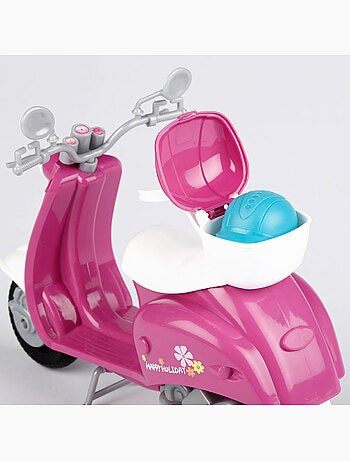 Bambola con monopattino e accessori isabella