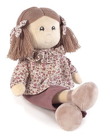 Bambola di peluche bibi per bambini, fiori di ciliegio | Pasito a pasito