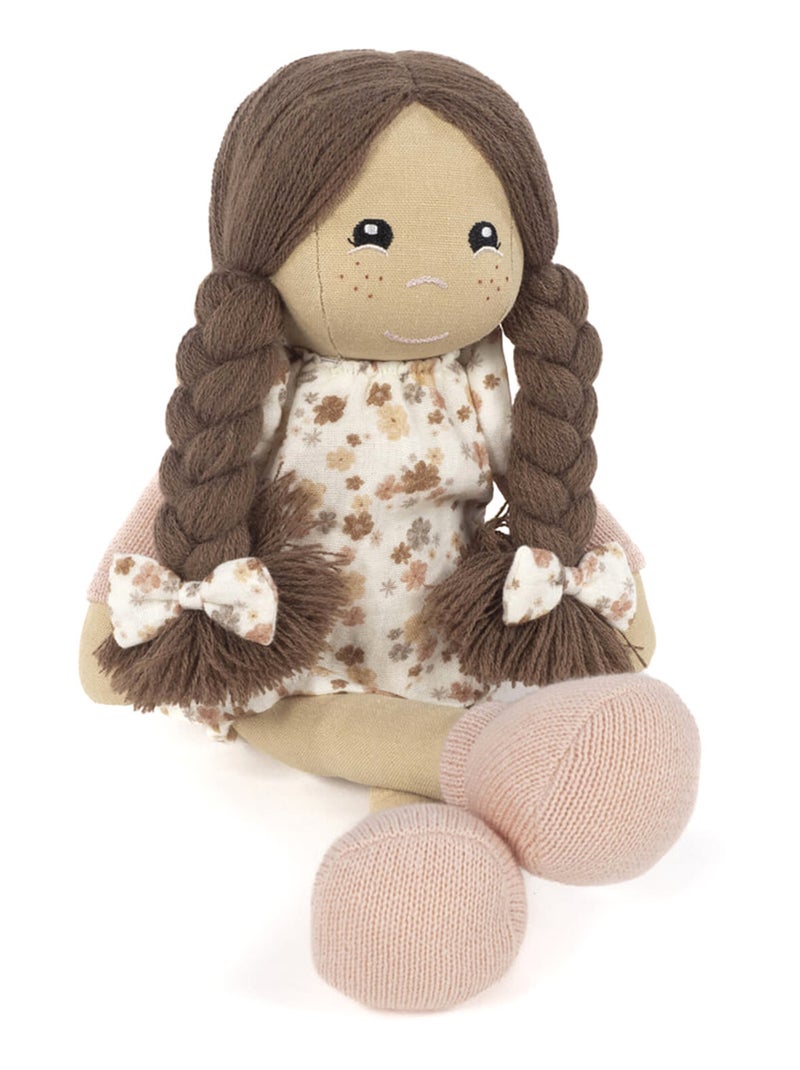 Bambola di peluche bibi per bambini somerset | Pasito a pasito Marrone cioccolato - Kiabi