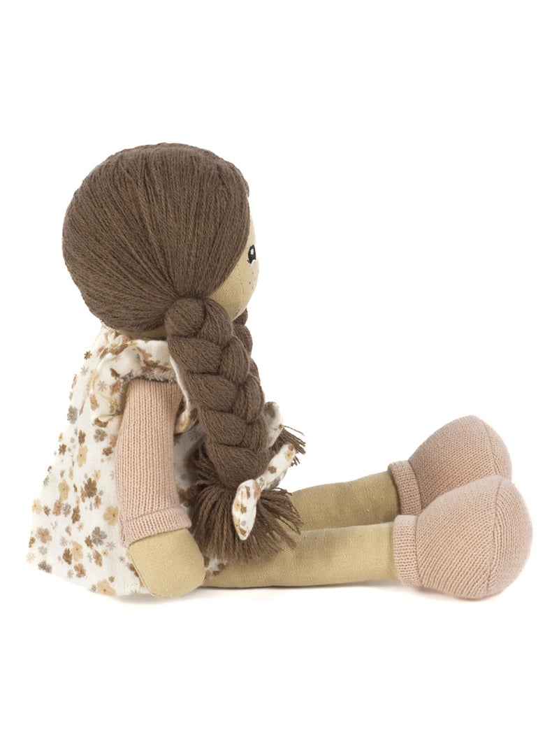 Bambola di peluche bibi per bambini somerset | Pasito a pasito Marrone cioccolato - Kiabi