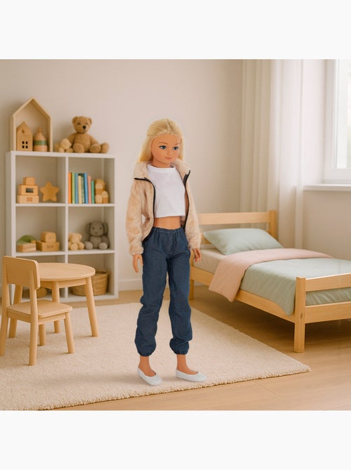 Bambola in denim grande 105 cm maria casual - Kiabi