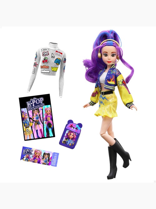 Bambola k-pop diva squad con accessori 30 cm + 3 anni - Kiabi