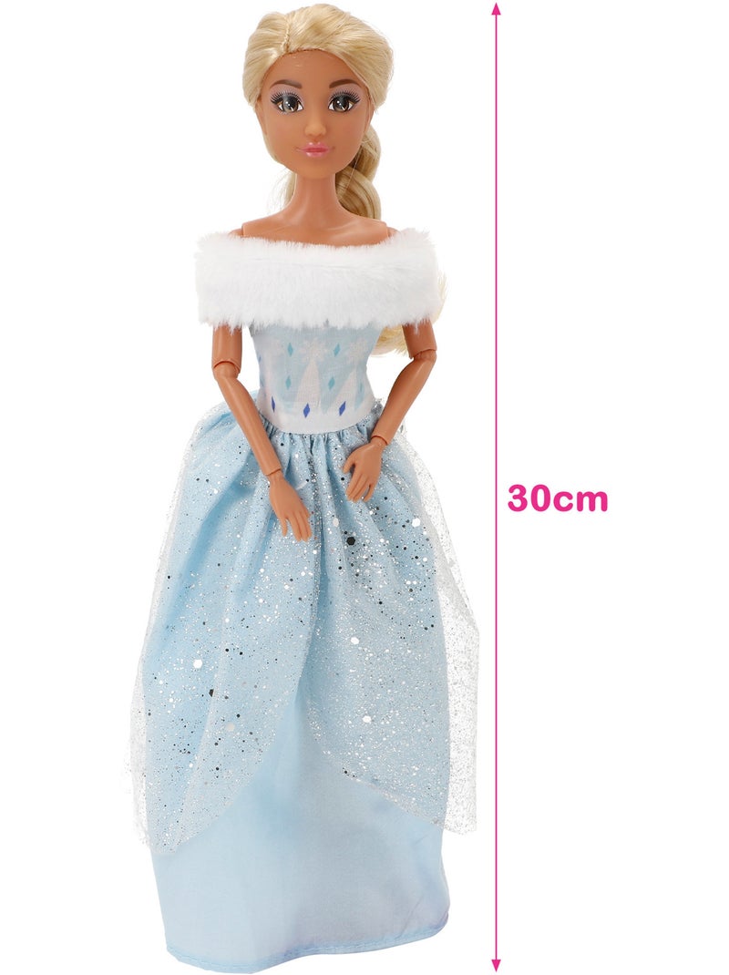 Bambola principessa 30 cm con cavallo bianco e accessori isabella N/D - Kiabi