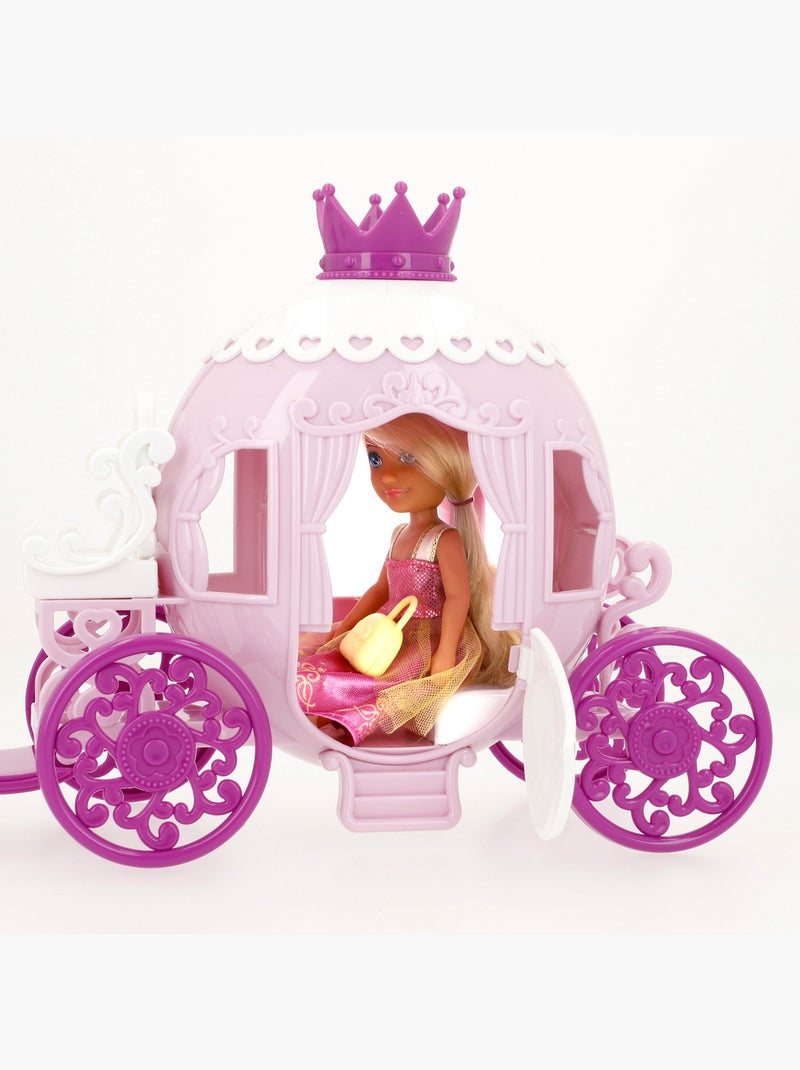 Bambola principessa da 15 cm con carrozza bella N/D - Kiabi