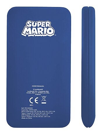 Banca di alimentazione a ricarica rapida Super Mario 10.000 mAh