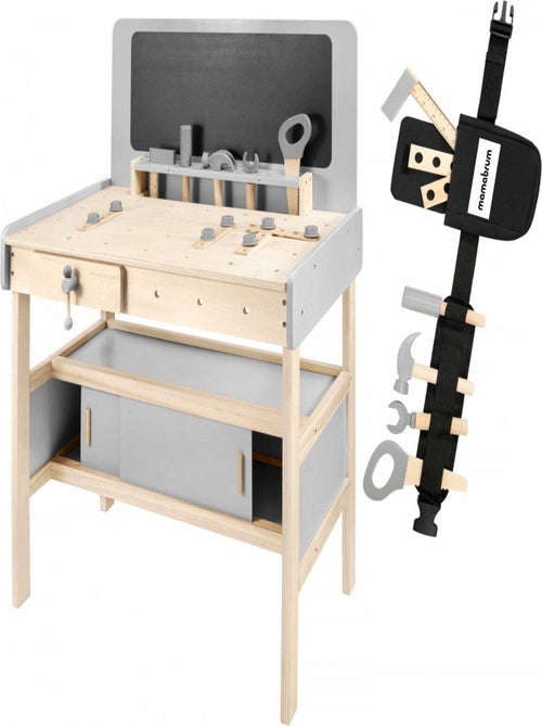 Banco da lavoro XXL legno 50 pezzi con cintura Mamabrum - Kiabi