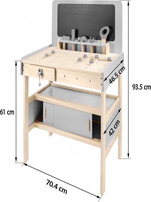 Banco da lavoro XXL legno 50 pezzi con cintura Mamabrum - Kiabi