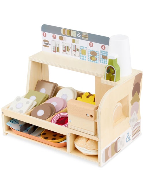 Banco sandwich in legno con accessori – gioco di ruolo cucina per bambini 3+ - Kiabi