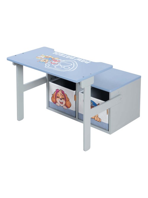 Banco scuola e panca 2‑in‑1 + 2 contenitori "Roba Paw Patrol" - Kiabi Banco scuola e panca 2‑in‑1 + 2 contenitori "Roba Paw Patrol" - Kiabi
