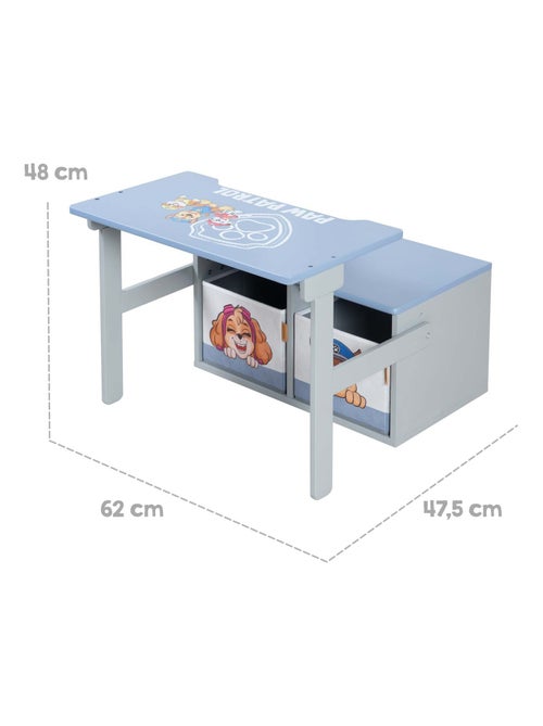 Banco scuola e panca 2‑in‑1 + 2 contenitori "Roba Paw Patrol" - Kiabi Banco scuola e panca 2‑in‑1 + 2 contenitori "Roba Paw Patrol" - Kiabi