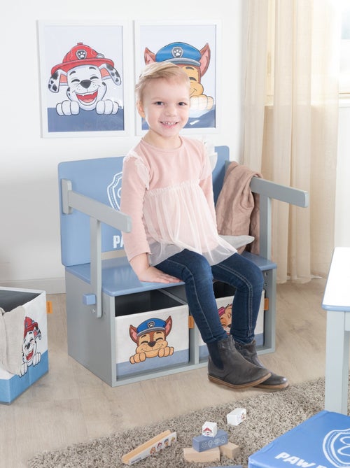 Banco scuola e panca 2‑in‑1 + 2 contenitori "Roba Paw Patrol" - Kiabi Banco scuola e panca 2‑in‑1 + 2 contenitori "Roba Paw Patrol" - Kiabi