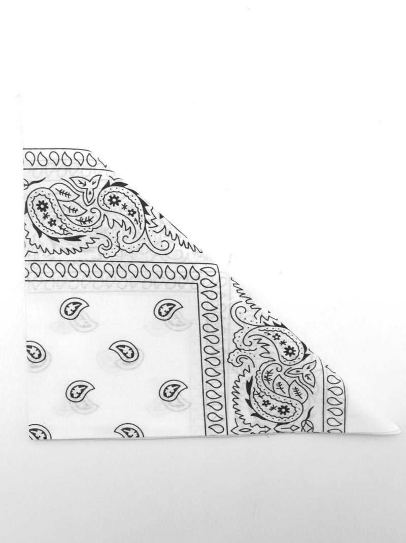 Bandana in cotone Kebello Bianco - Kiabi