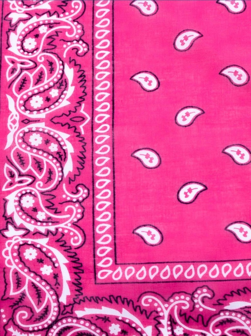 Bandana in cotone Kebello Rosa fucsia - Kiabi