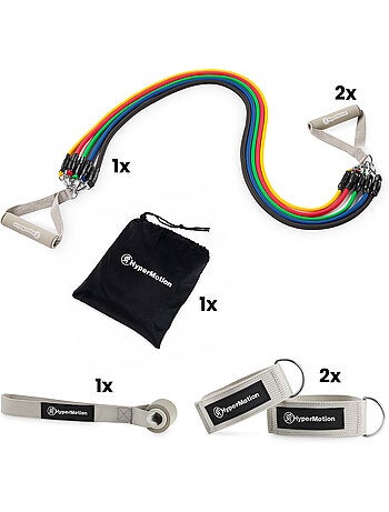 Bande elastiche hypermotion per allenamento di forza e riabilitazione