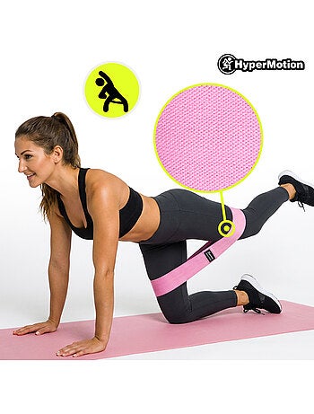 Bande elastiche in tessuto hypermotion per glutei e cosce – 3 livelli