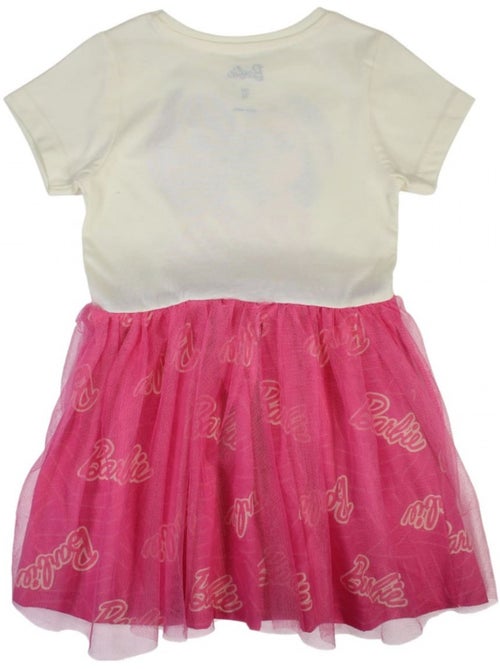 Barbie - abito stampato a maniche corte, gonna in tulle - Kiabi