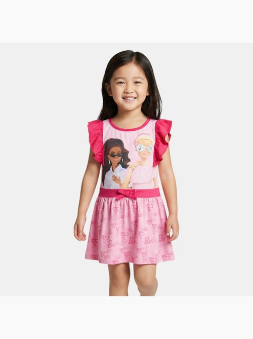 Barbie - abito stampato senza maniche, con scollo rotondo e dal taglio ampio - Kiabi Barbie - abito stampato senza maniche, con scollo rotondo e dal taglio ampio - Kiabi