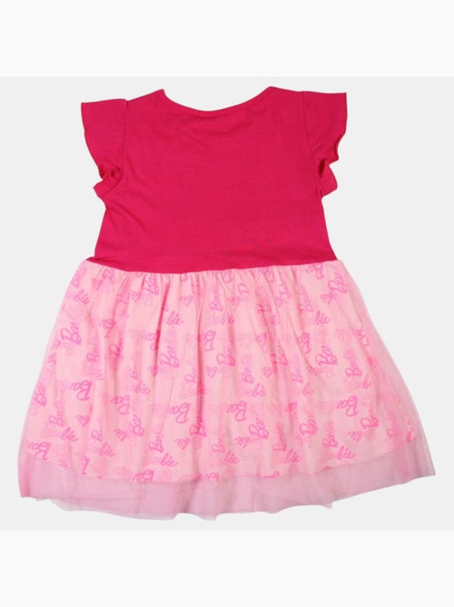 Barbie - abito stampato senza maniche, gonna in tulle - Kiabi Barbie - abito stampato senza maniche, gonna in tulle - Kiabi