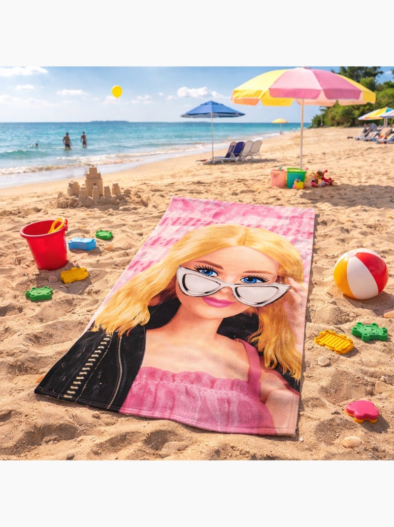 Barbie - Asciugamano in poliestere bambina Rosa - Kiabi