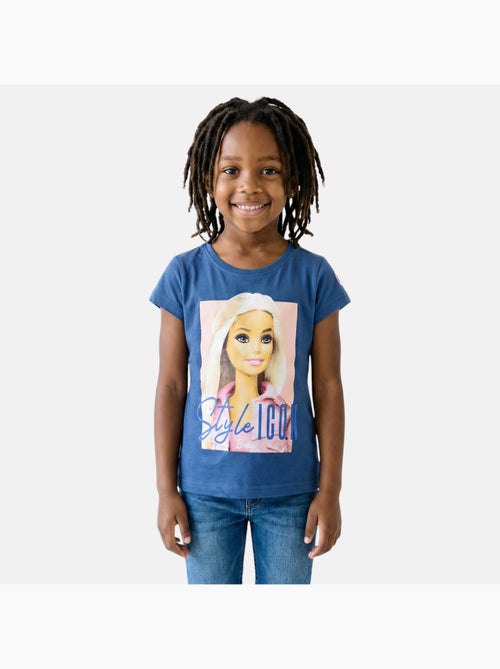 Barbie - maglietta a maniche corte con stampa, collo rotondo - Kiabi