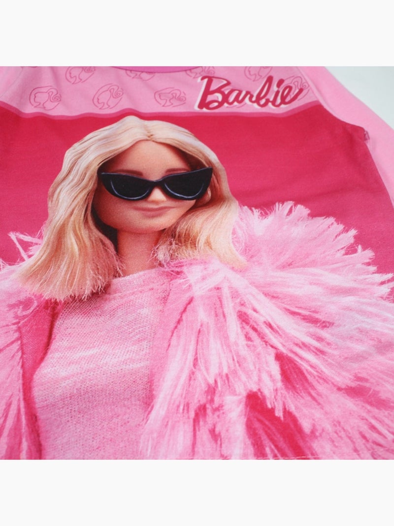 Barbie - Pigiama in cotone da bambina Rosa - Kiabi