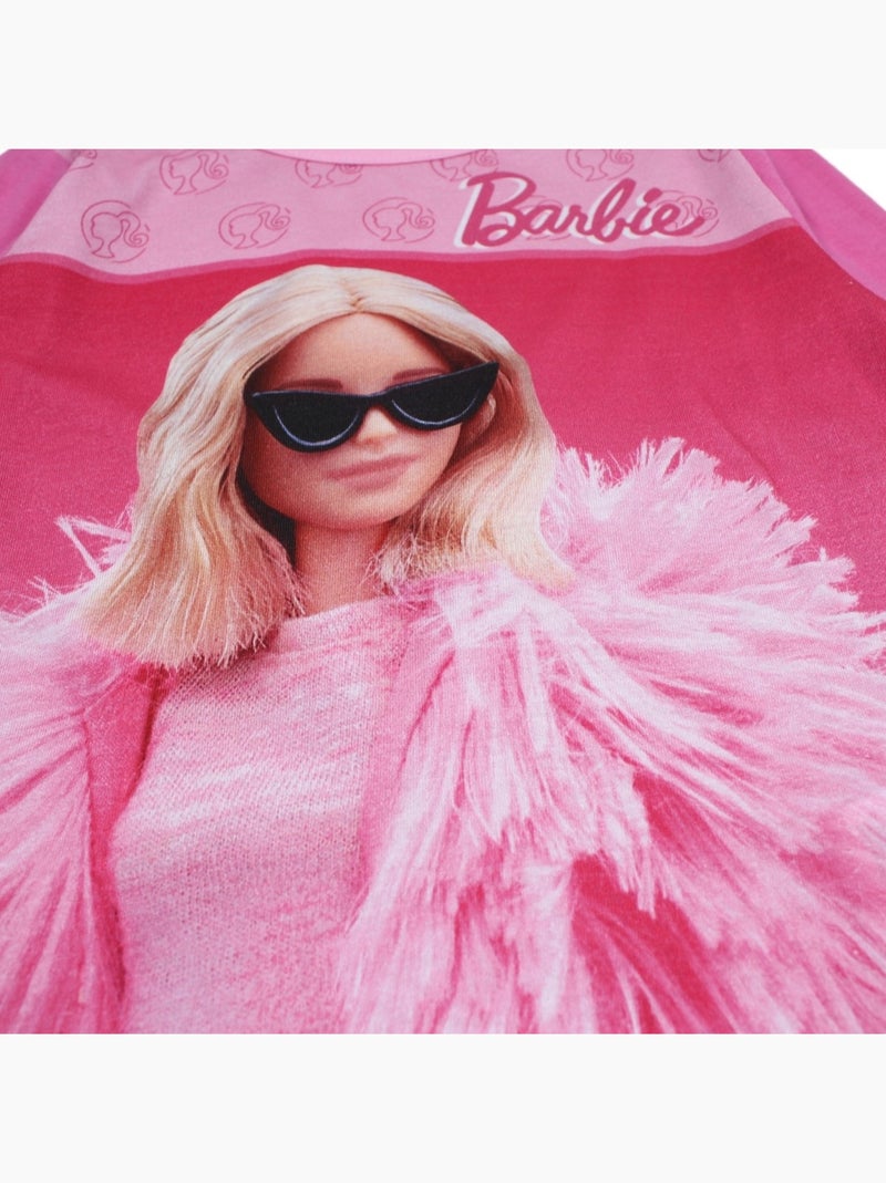 Barbie - Pigiama in cotone da bambina Rosa fucsia - Kiabi