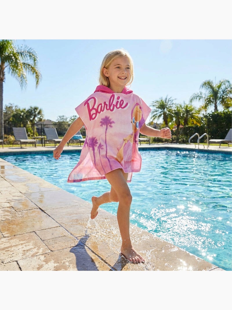 Barbie - Poncho Rosa - Kiabi